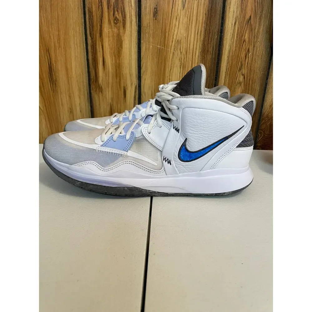 Nike Kyrie Mens Basketball shoe 11 Infinity Smoke & Mirrors White Blue Iron Grey